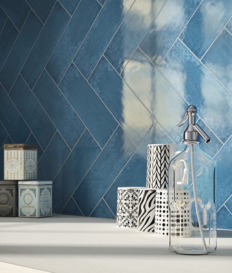 Modern porcelain tile with marble look in Palm City bathroom